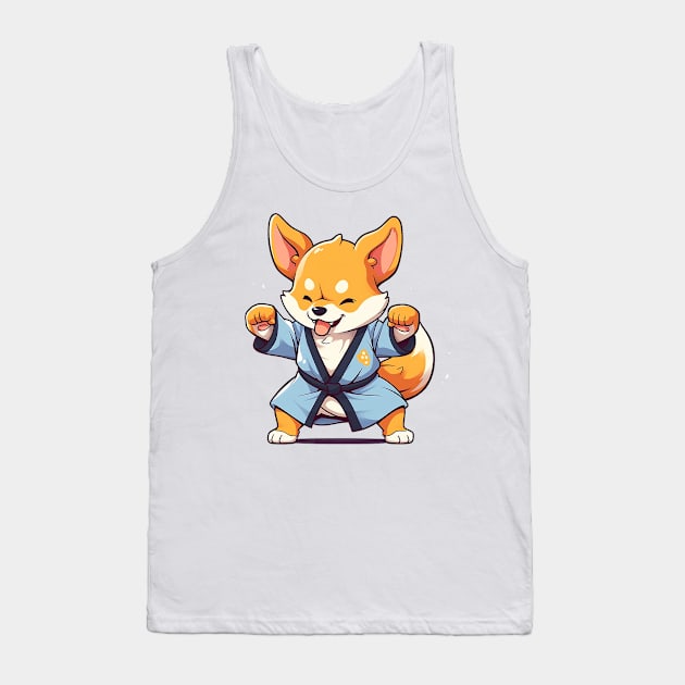 corgi Tank Top by lets find pirate